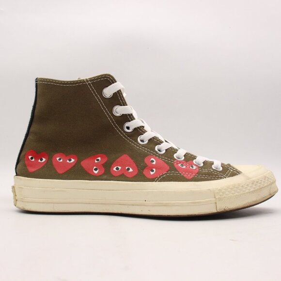 Converse Comme des Garçons Play x Chuck 70 Hi Women's 10 Men's 8 Shoes 162973C - Picture 1 of 9